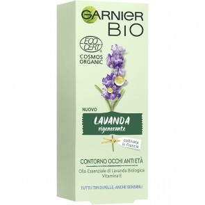 Garnier Bio Crema Controrno Occhi Lavanda Rigenerante, 15 ml