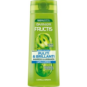 Garnier Fructis Puliti & Brillanti Shampoo illuminante per capelli spenti 250ml