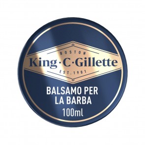Gillette King C. Balsamo Delicato Da Barba Con Burro Di Cacao 100ml