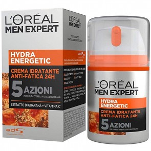 L`Oréal Paris Men Expert Hydra Energetic Crema Idratante Anti-Fatica, 50 ml