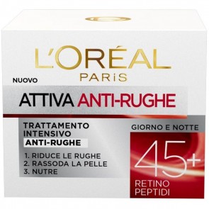 L`Oréal Paris Wrinkle Expert Attiva Anti Rughe Trattamento Intensivo Anti Rughe 45, 50 ml