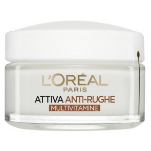 L`Oréal Paris Wrinkle Expert Crema Viso Giorno e Notte Attiva Anti-Rughe 65+, 50 ml