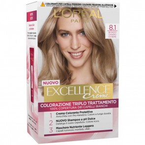 L`Oréal Paris Excellence Crème Biondo Chiaro Cenere 8.1