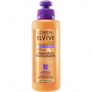 L`Oréal Paris Elvive Olio Straordinario Crema-Ricci Disciplinante, 200 ml