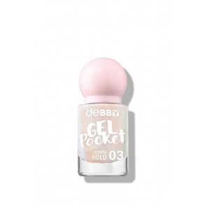 deBBY gelPOCKET smalto per unghie 4,5 ml Bianco Olografico