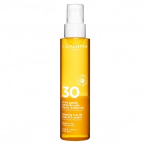 Clarins Olio Solare Illuminante Protezione Alta SPF 30 150ml