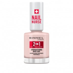 Rimmel Trattamento Mani Nail Nurse 2 in 1 Base Coat & Strenghtner 12 ml