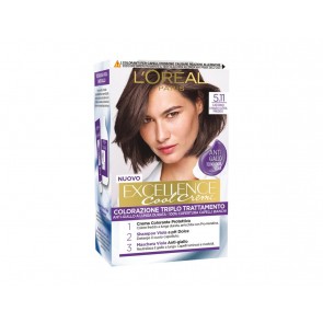 L`Oréal Paris Excellence Cool Crème, 5.11 Castano Chiaro Ultra Freddo