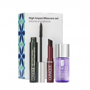 Clinique High Impact Mascara (7ml) Take The Day Off + Makeup Remover For Lids, Lashes & Lips (30ml) + Almost Lipstick Black Honey (1.2g)