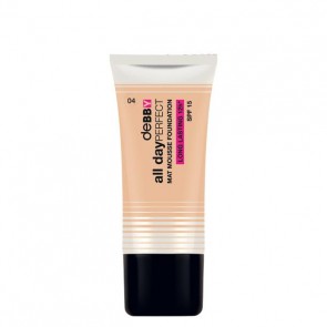 deBBY all dayPERFECT Mat Mousse Foundation, 04 - amber