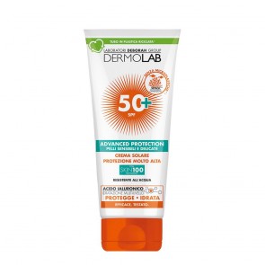 Dermolab Crema solare viso e corpo protezione molto alta SPF 50+ 200ml