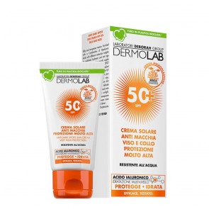 Dermolab Crema solare anti macchia protezione molta alta SPF 50+ 50ml