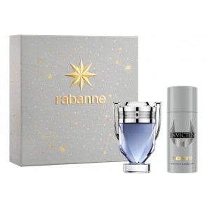 Rabanne Cofanetto Regalo Invictus Eau de Toilette 100ML + Deodorant Spray 150ML