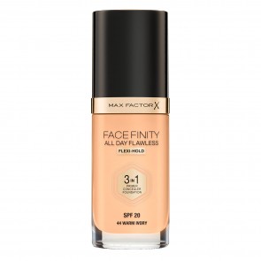 Max Factor Facefinity All Day Flawless 3 in 1, 44 Warm Ivory, 30ml
