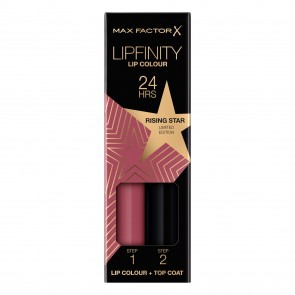 Max Factor Lipfinity Lip Colour Tinta Labbra Matte Lunga Durata e Gloss Idratante 84 Rising Star Makeup Sets