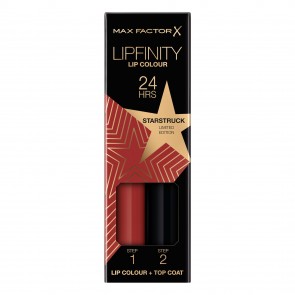 Max Factor Lipfinity Lip Colour Tinta Labbra Matte Lunga Durata e Gloss Idratante 90 Starstruck Makeup Sets
